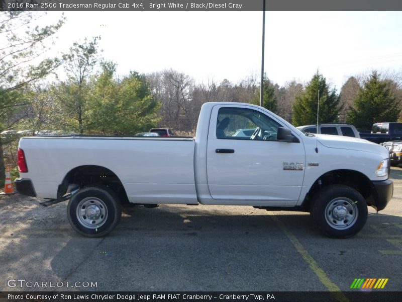 Bright White / Black/Diesel Gray 2016 Ram 2500 Tradesman Regular Cab 4x4