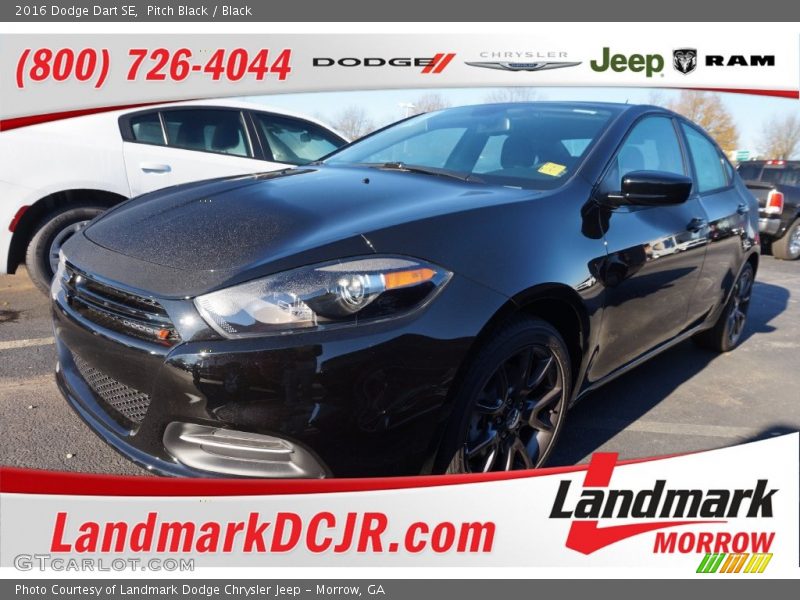 Pitch Black / Black 2016 Dodge Dart SE