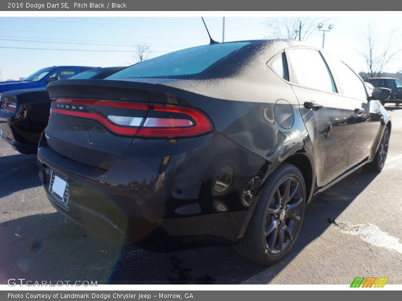 Pitch Black / Black 2016 Dodge Dart SE