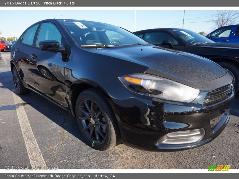 Pitch Black / Black 2016 Dodge Dart SE