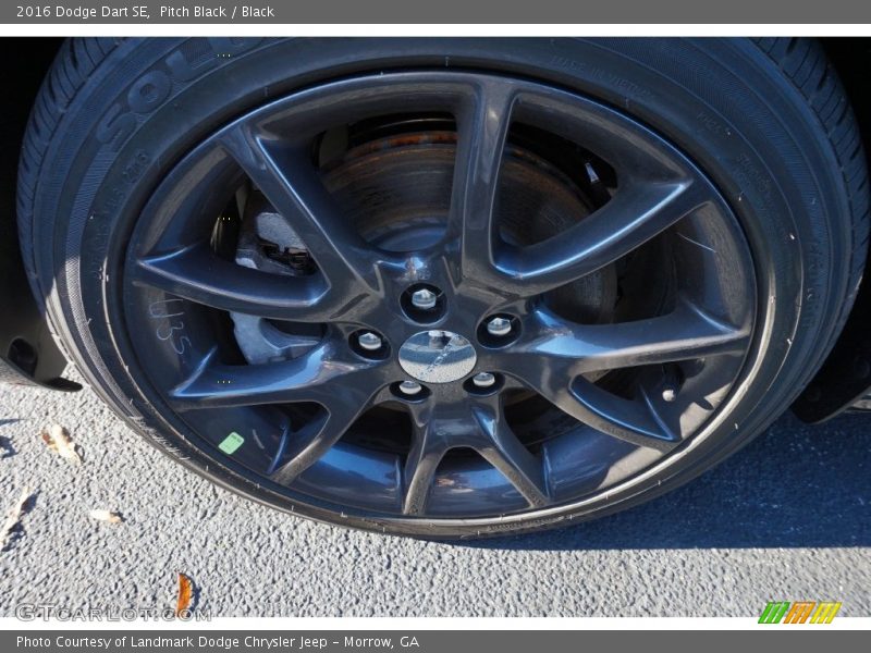 Pitch Black / Black 2016 Dodge Dart SE