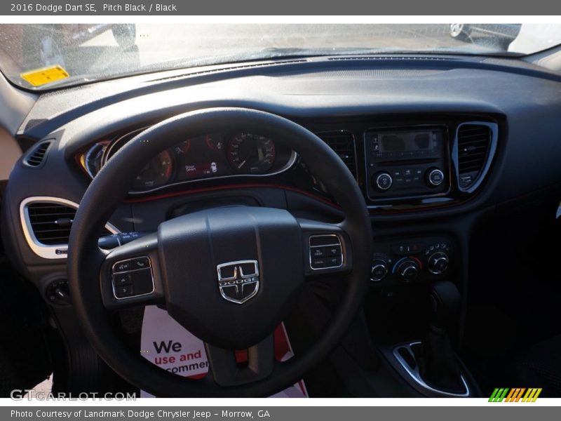 Pitch Black / Black 2016 Dodge Dart SE