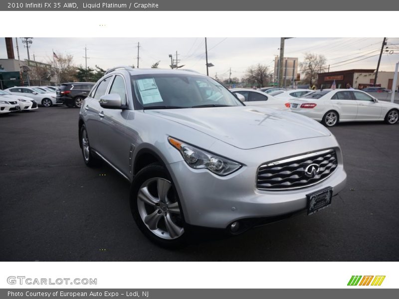 Liquid Platinum / Graphite 2010 Infiniti FX 35 AWD