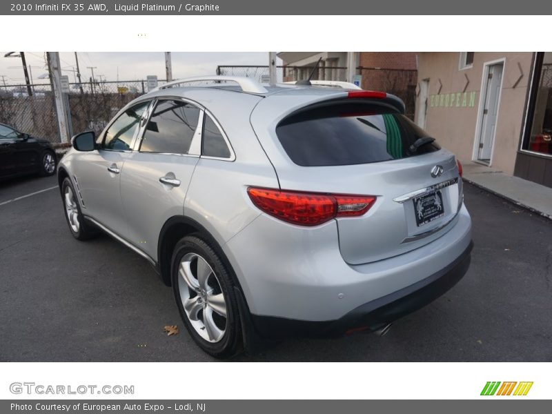Liquid Platinum / Graphite 2010 Infiniti FX 35 AWD