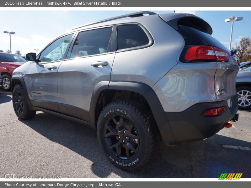 Billet Silver Metallic / Black 2016 Jeep Cherokee Trailhawk 4x4