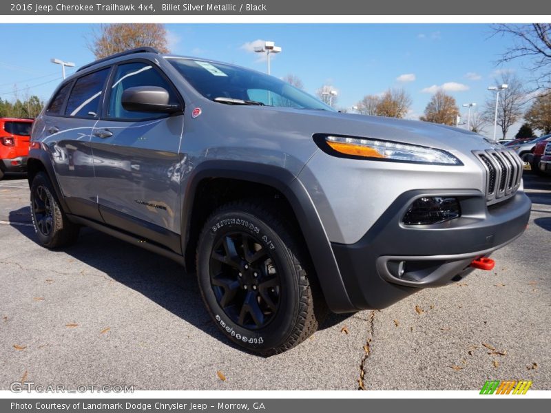 Billet Silver Metallic / Black 2016 Jeep Cherokee Trailhawk 4x4
