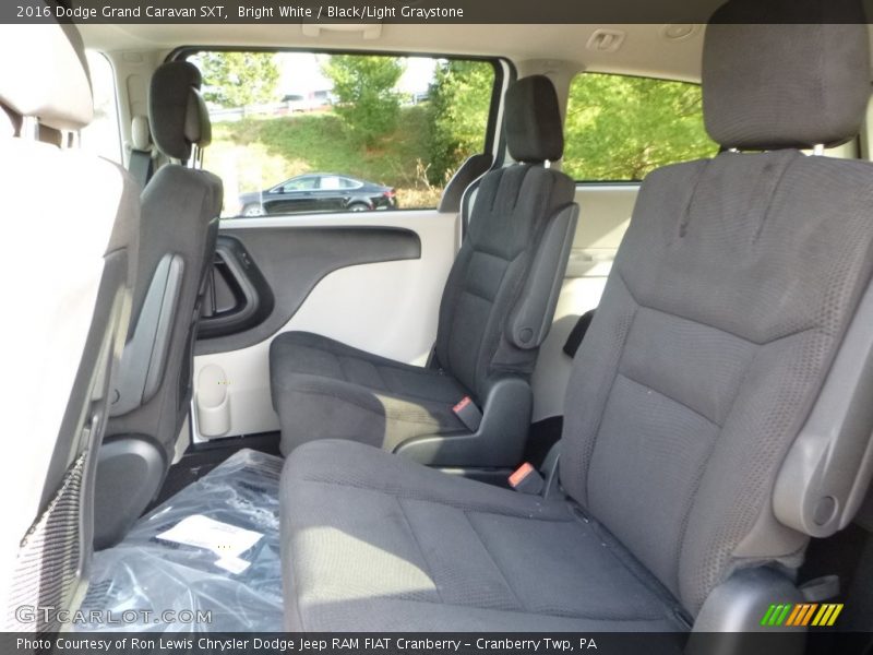 Bright White / Black/Light Graystone 2016 Dodge Grand Caravan SXT