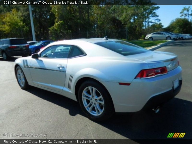Silver Ice Metallic / Black 2014 Chevrolet Camaro LT Coupe