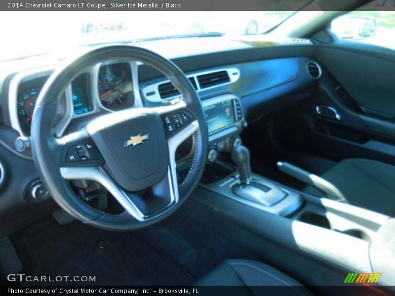 Silver Ice Metallic / Black 2014 Chevrolet Camaro LT Coupe