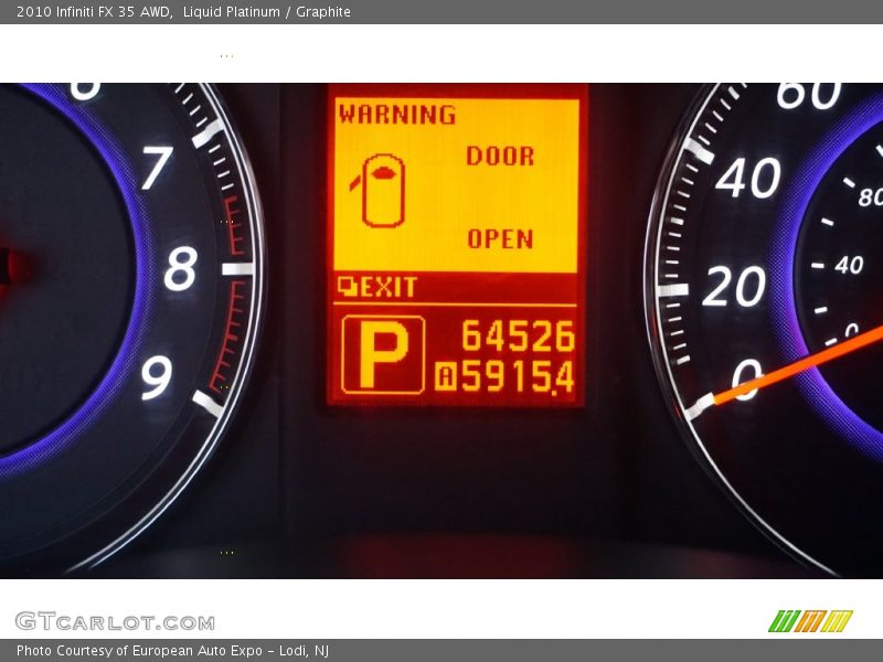 Liquid Platinum / Graphite 2010 Infiniti FX 35 AWD