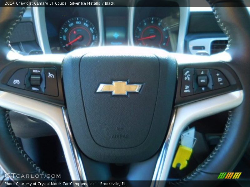 Silver Ice Metallic / Black 2014 Chevrolet Camaro LT Coupe