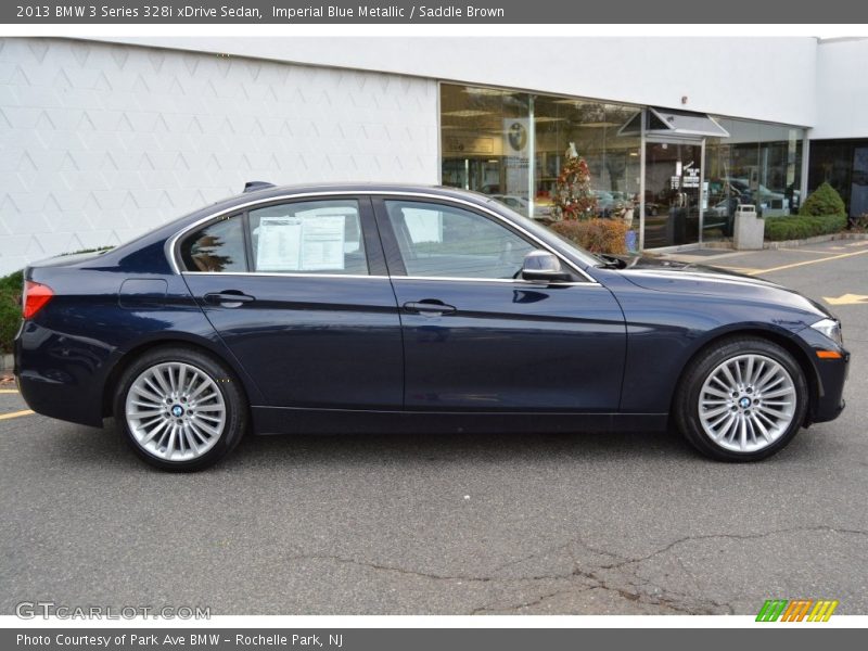 Imperial Blue Metallic / Saddle Brown 2013 BMW 3 Series 328i xDrive Sedan