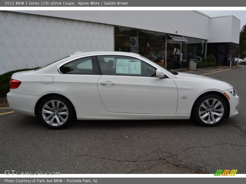 Alpine White / Saddle Brown 2013 BMW 3 Series 328i xDrive Coupe