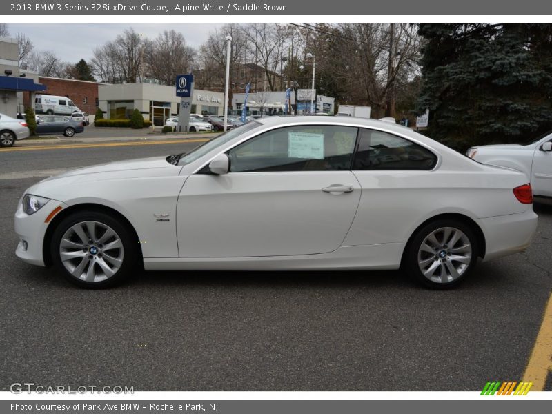 Alpine White / Saddle Brown 2013 BMW 3 Series 328i xDrive Coupe