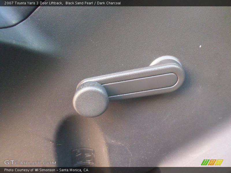 Black Sand Pearl / Dark Charcoal 2007 Toyota Yaris 3 Door Liftback