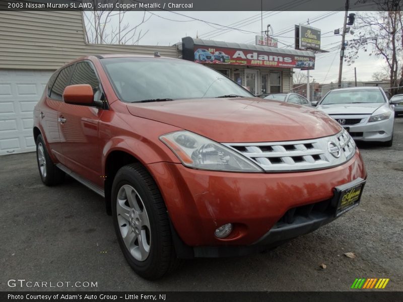 Sunlit Copper Metallic / Charcoal 2003 Nissan Murano SL AWD