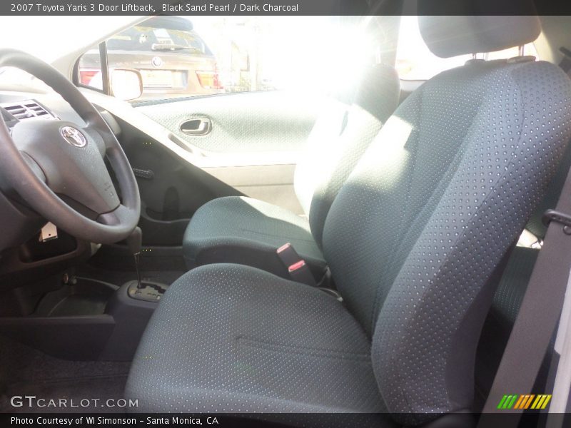 Black Sand Pearl / Dark Charcoal 2007 Toyota Yaris 3 Door Liftback