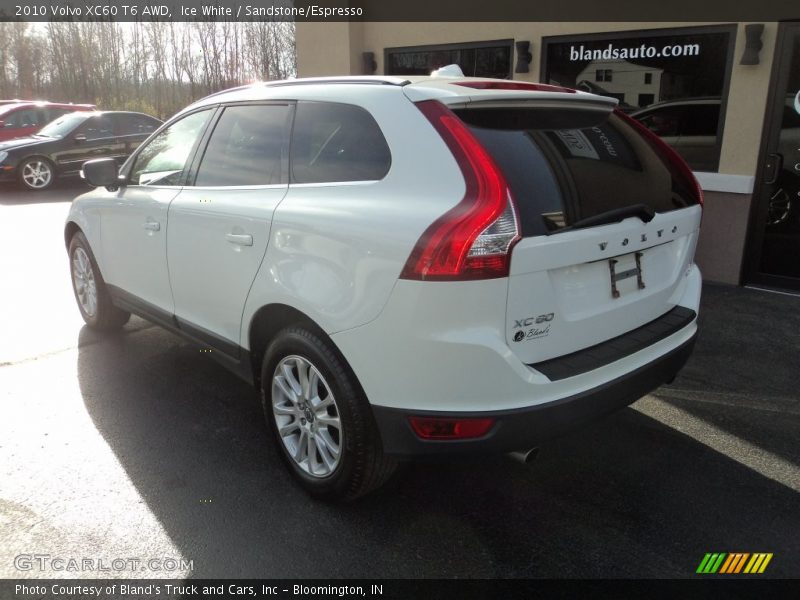 Ice White / Sandstone/Espresso 2010 Volvo XC60 T6 AWD