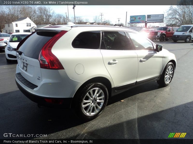 Ice White / Sandstone/Espresso 2010 Volvo XC60 T6 AWD