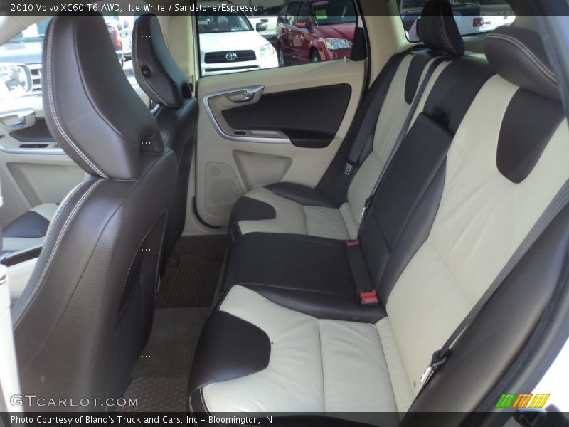 Ice White / Sandstone/Espresso 2010 Volvo XC60 T6 AWD