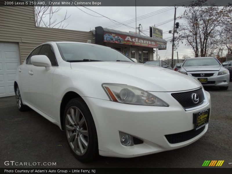 Crystal White / Cashmere Beige 2006 Lexus IS 250 AWD