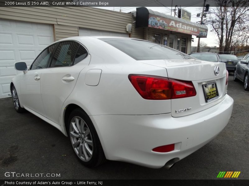 Crystal White / Cashmere Beige 2006 Lexus IS 250 AWD