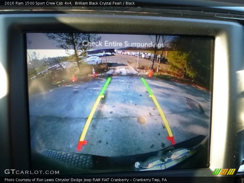 Brilliant Black Crystal Pearl / Black 2016 Ram 1500 Sport Crew Cab 4x4