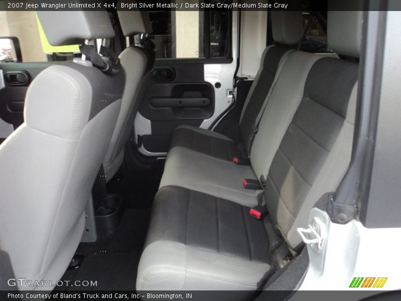 Bright Silver Metallic / Dark Slate Gray/Medium Slate Gray 2007 Jeep Wrangler Unlimited X 4x4