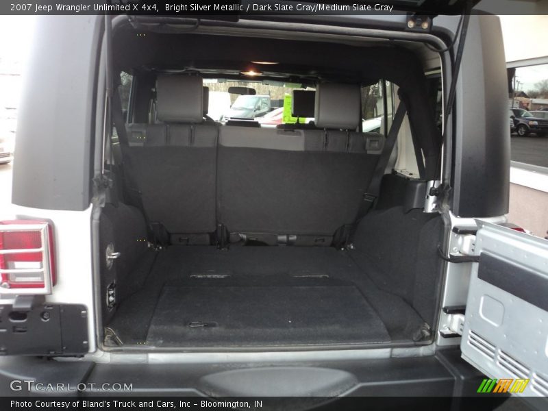 Bright Silver Metallic / Dark Slate Gray/Medium Slate Gray 2007 Jeep Wrangler Unlimited X 4x4
