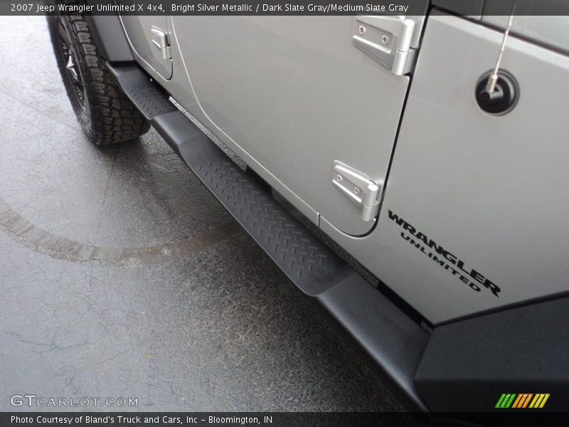 Bright Silver Metallic / Dark Slate Gray/Medium Slate Gray 2007 Jeep Wrangler Unlimited X 4x4