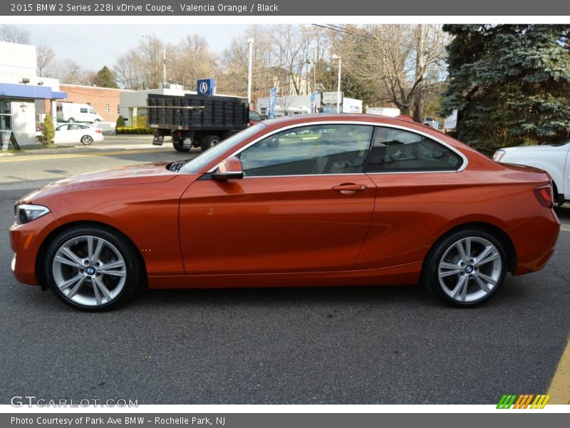 Valencia Orange / Black 2015 BMW 2 Series 228i xDrive Coupe