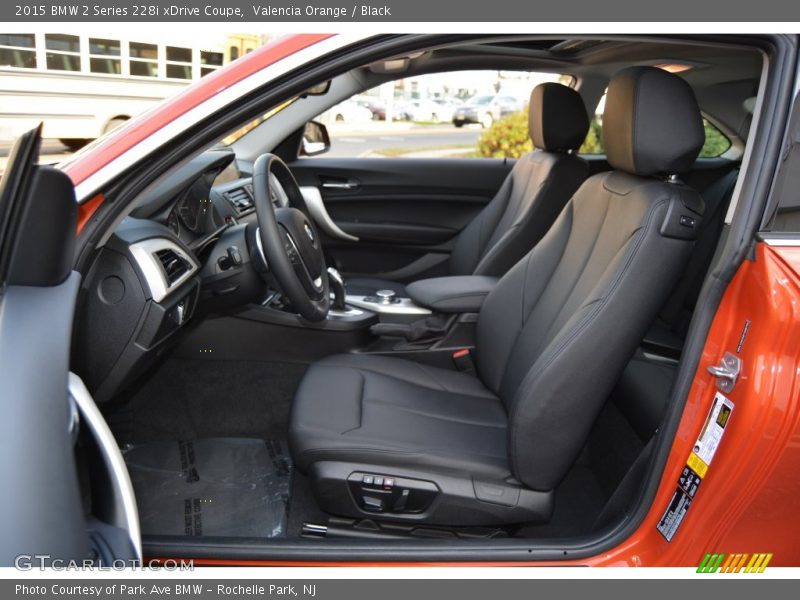 Valencia Orange / Black 2015 BMW 2 Series 228i xDrive Coupe