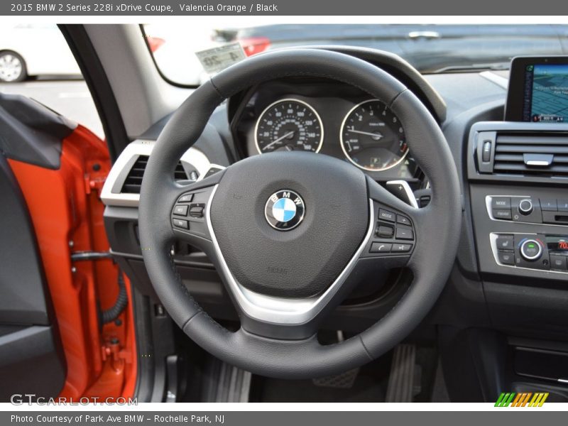 Valencia Orange / Black 2015 BMW 2 Series 228i xDrive Coupe