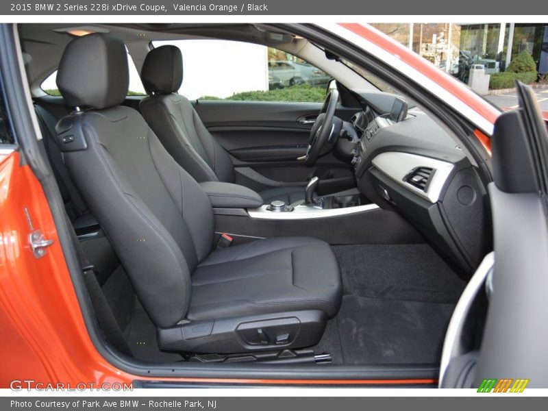 Valencia Orange / Black 2015 BMW 2 Series 228i xDrive Coupe