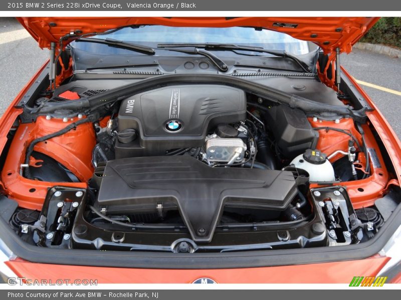 Valencia Orange / Black 2015 BMW 2 Series 228i xDrive Coupe
