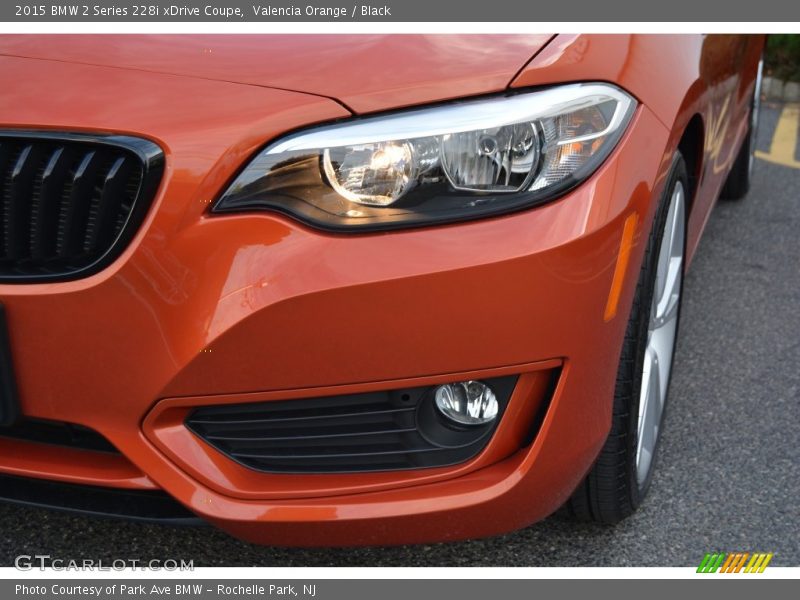 Valencia Orange / Black 2015 BMW 2 Series 228i xDrive Coupe