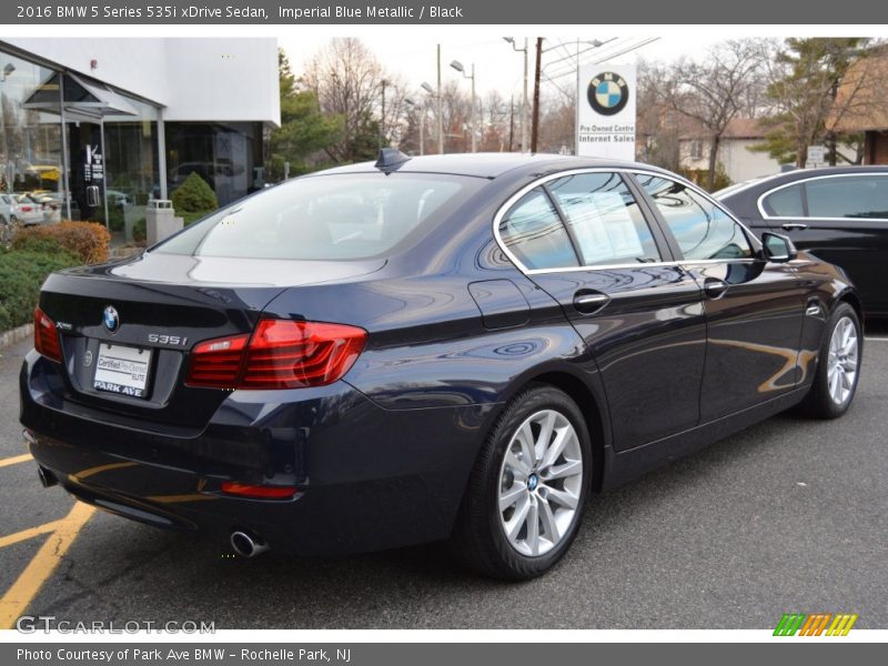 Imperial Blue Metallic / Black 2016 BMW 5 Series 535i xDrive Sedan