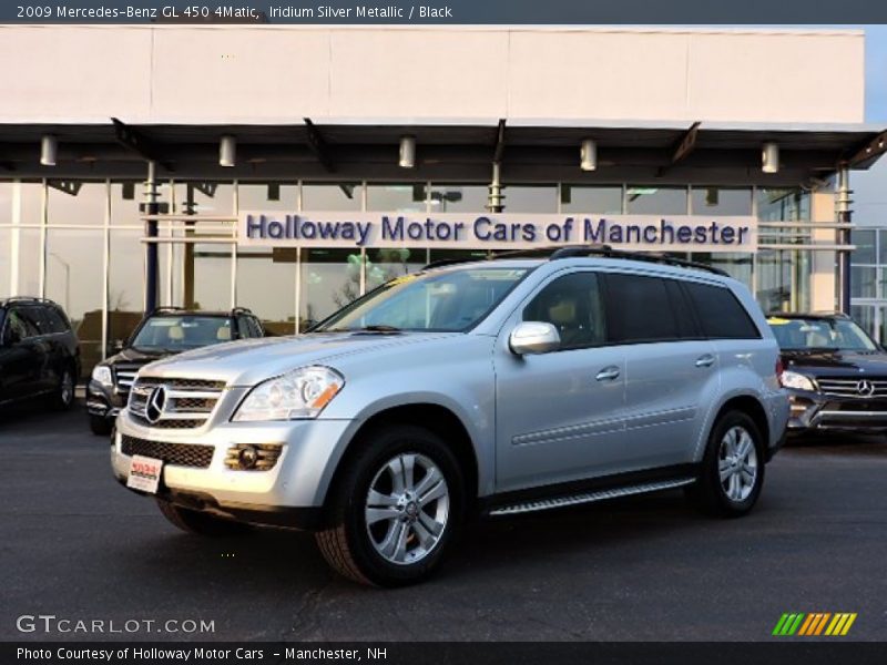 Iridium Silver Metallic / Black 2009 Mercedes-Benz GL 450 4Matic