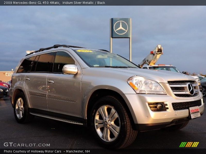 Iridium Silver Metallic / Black 2009 Mercedes-Benz GL 450 4Matic