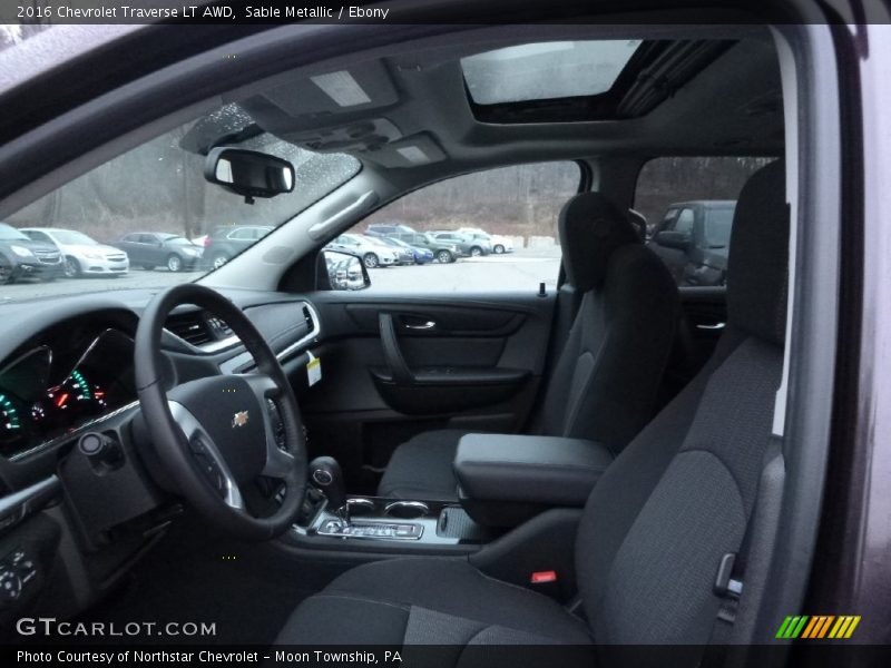 Sable Metallic / Ebony 2016 Chevrolet Traverse LT AWD