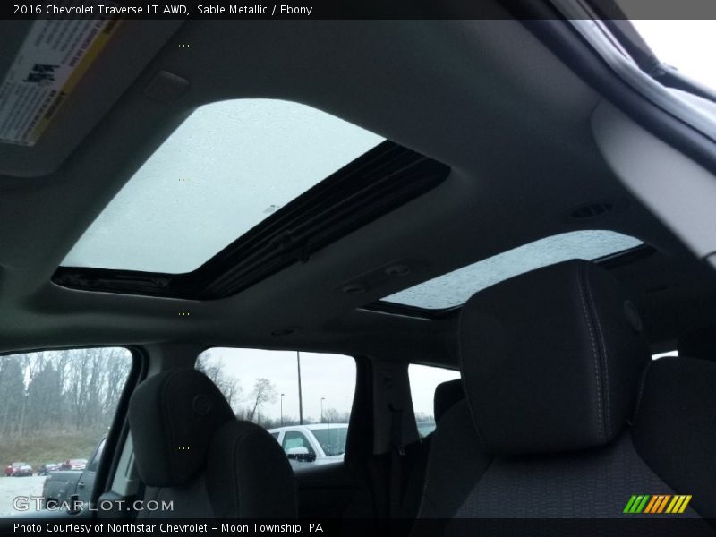 Sable Metallic / Ebony 2016 Chevrolet Traverse LT AWD