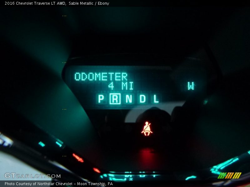 Sable Metallic / Ebony 2016 Chevrolet Traverse LT AWD