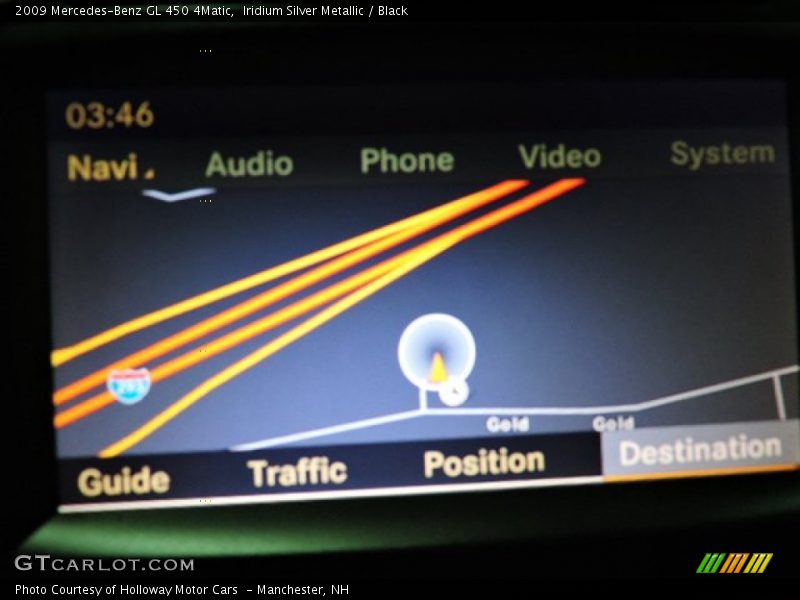 Iridium Silver Metallic / Black 2009 Mercedes-Benz GL 450 4Matic