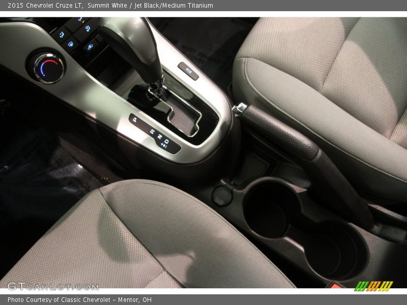 Summit White / Jet Black/Medium Titanium 2015 Chevrolet Cruze LT