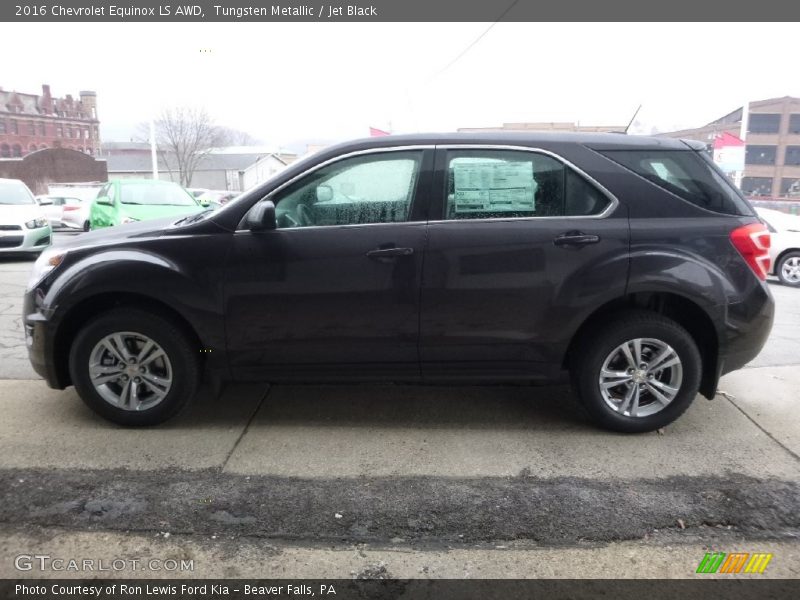 Tungsten Metallic / Jet Black 2016 Chevrolet Equinox LS AWD