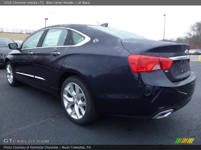 Blue Velvet Metallic / Jet Black 2016 Chevrolet Impala LTZ