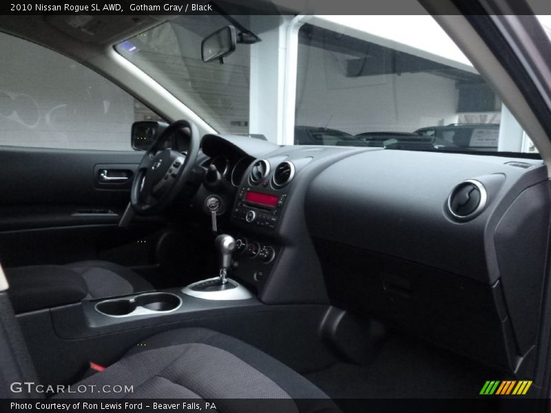 Gotham Gray / Black 2010 Nissan Rogue SL AWD