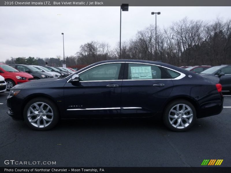 Blue Velvet Metallic / Jet Black 2016 Chevrolet Impala LTZ