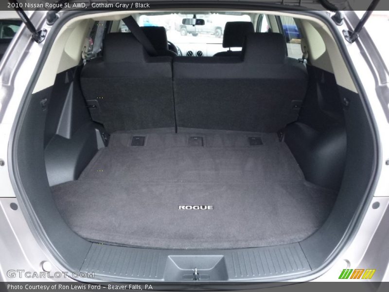 Gotham Gray / Black 2010 Nissan Rogue SL AWD
