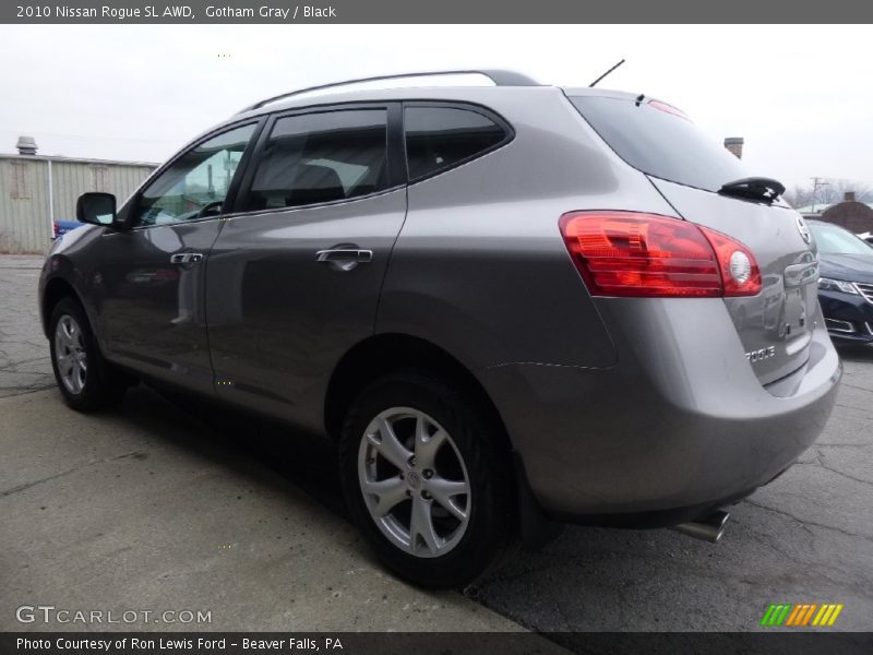 Gotham Gray / Black 2010 Nissan Rogue SL AWD